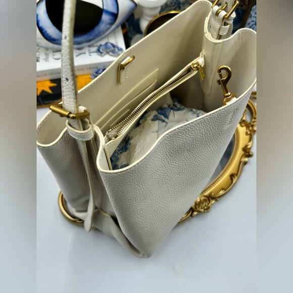 🆕 OROTON 🧿 NOWT Margot Hobo Shoulder Bag, Ivory - Picture 8 of 16